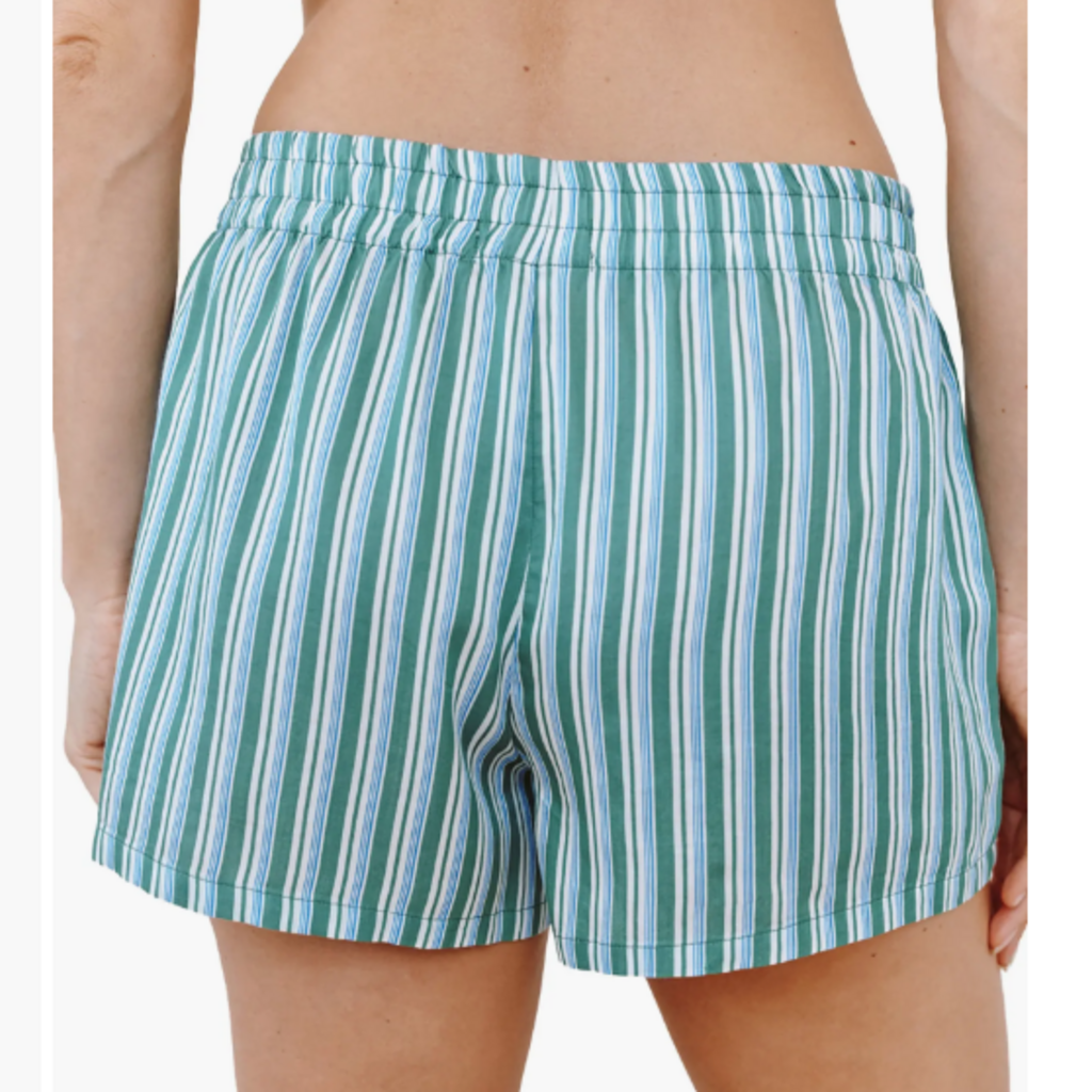 BOXER SHORT-EMERALD SURF STRIPE