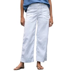 Frank & Eileen Wexford Patch Pocket Pant WHITE PREFORMANCE LINEN