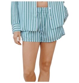 BOXER SHORT-EMERALD SURF STRIPE