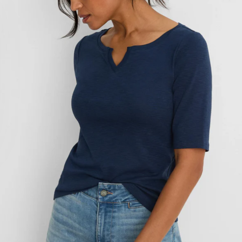 NIC+ZOE ELBOW SLEEVE TEE