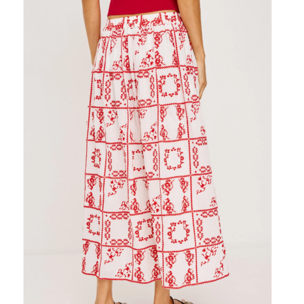 Rails DAX - IVORY RED HANDKERCHIE