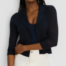 NIC+ZOE Featherknit Collared Cardigan