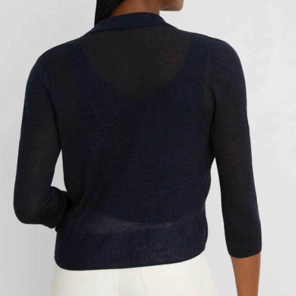 NIC+ZOE Featherknit Collared Cardigan