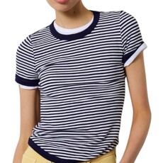FAVORITE DAUGHTER THE FOUNDATION TEE NAVY/WHITE STRIPE