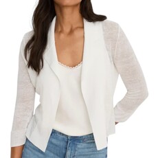 NIC+ZOE Featherknit Collared Cardigan