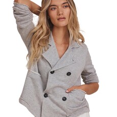 NIC+ZOE French Terry Daily Jacket Heather Grey
