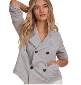 NIC+ZOE French Terry Daily Jacket Heather Grey