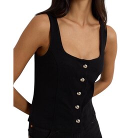 NATION LTD Becka Tank Jet Black