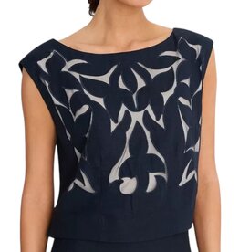 NIC+ZOE ANTIBES LINEN CUT TOP