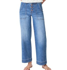CAMILLE EXPOSED BUTTON WIDE LEG LE SUNSET
