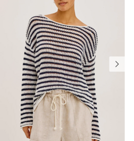 Rails EVANGELINE - IVORY INDIGO STRIPE