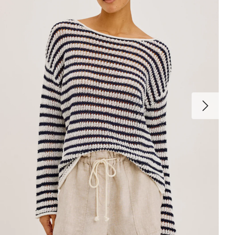 Rails EVANGELINE - IVORY INDIGO STRIPE