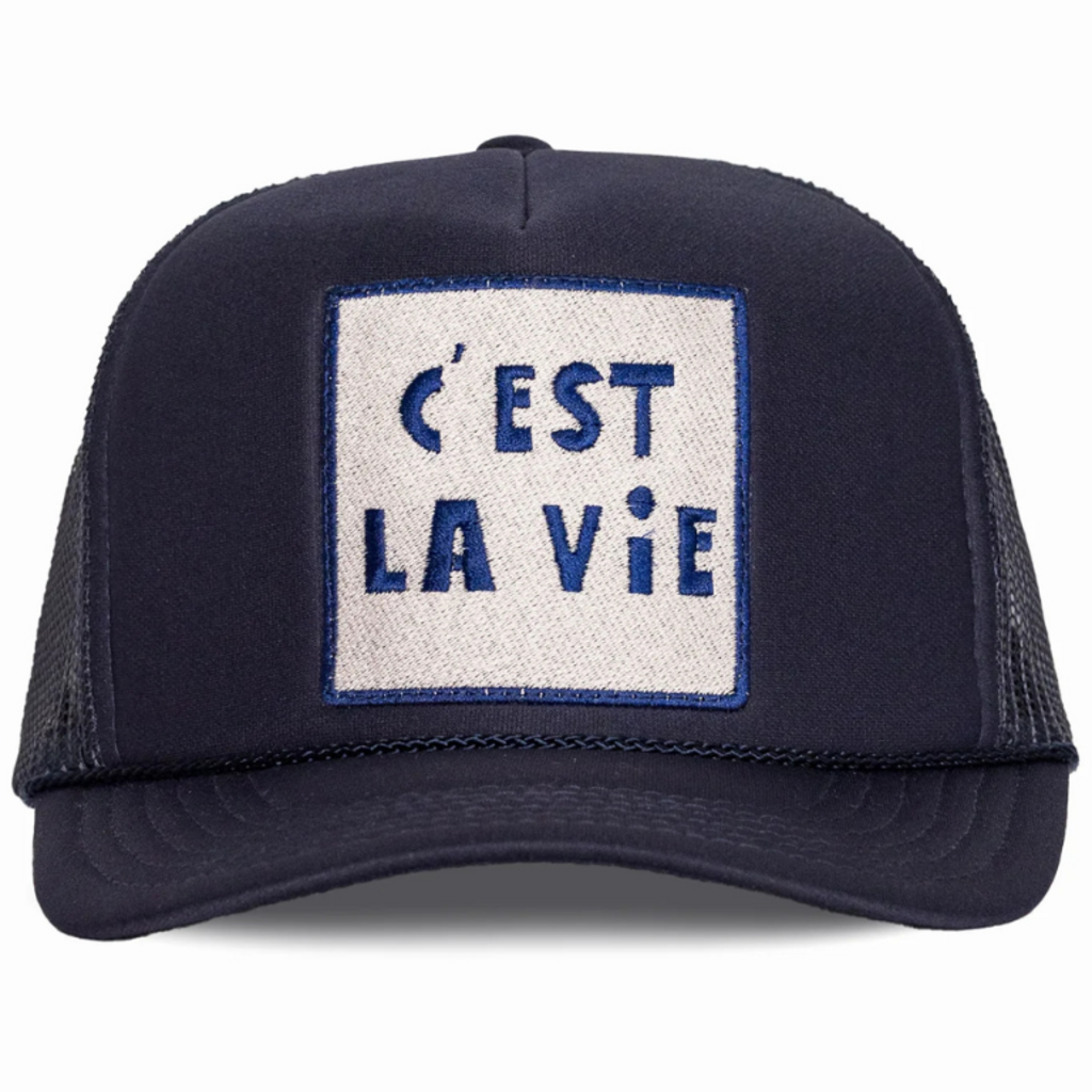Friday Feelin C'est La Vie  Trucker Hat in  Nav