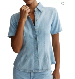 DL1961 Joice Shirt in BEACHFRONT AURA