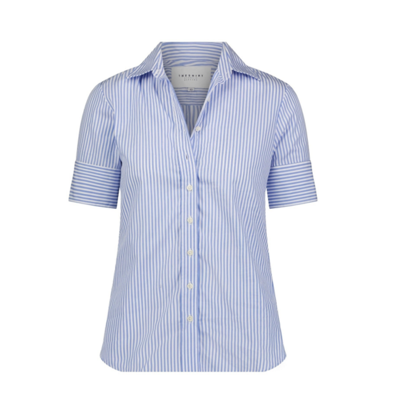 THE SHIRT The Short Sleeve Shirt 62.00 Blue/White Stripe