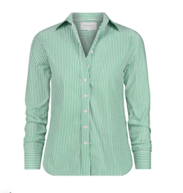 THE SHIRT The Icon Shirt in Stripe Green Stripe
