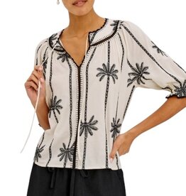 Rails BELINA - EMBROIDERED PALMS