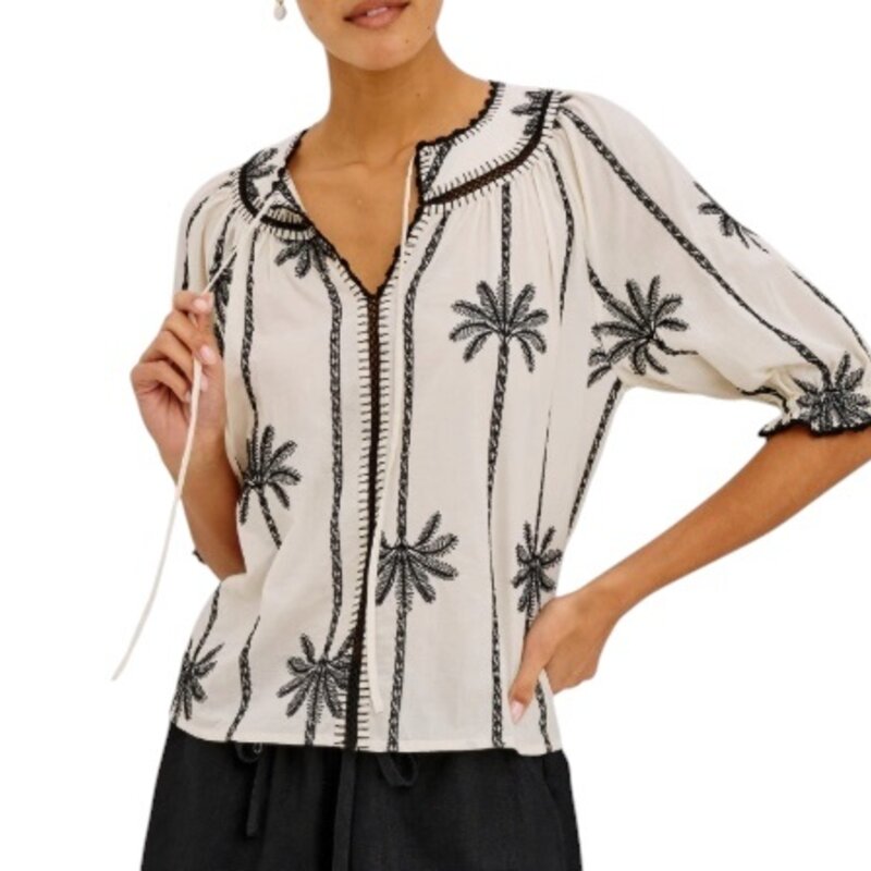 Rails BELINA - EMBROIDERED PALMS