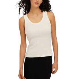 PROJECT SOCIAL T COOPER WHITE SWEATER RIB