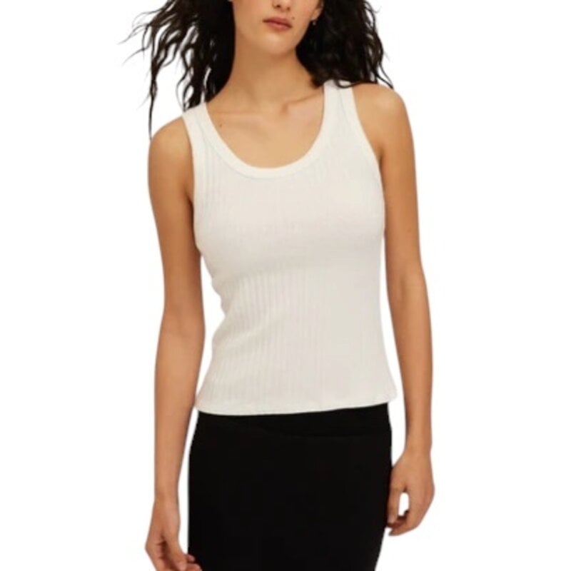 PROJECT SOCIAL T COOPER WHITE SWEATER RIB