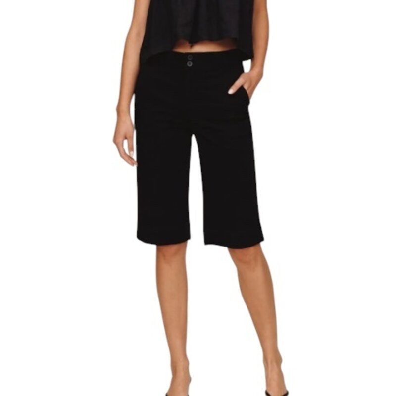 SAIGE BERMUDA-BLACK