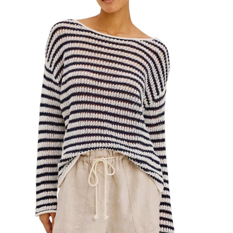 Rails EVANGELINE - IVORY INDIGO STRIPE