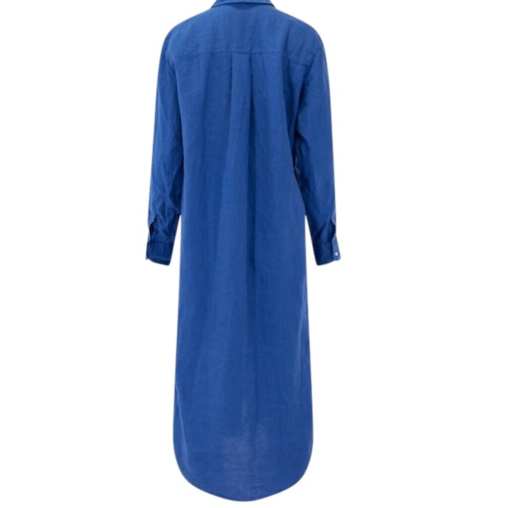 Frank & Eileen RORY CBLNMaxi Shirtdress Cabo Blue