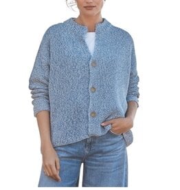 Frank & Eileen Montecito Crew Neck Cardigan Coast