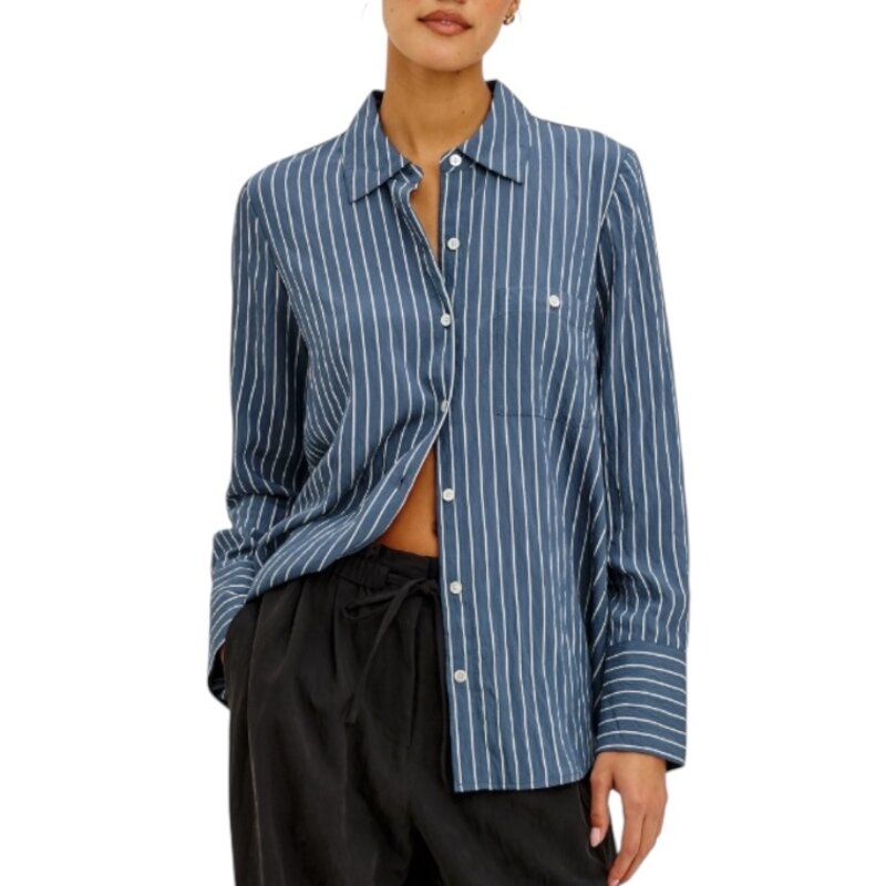 Rails BECK - IVORY STEEL BLUE STRIPE