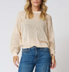 The Great THE CROCHET PULLOVER NATURAL