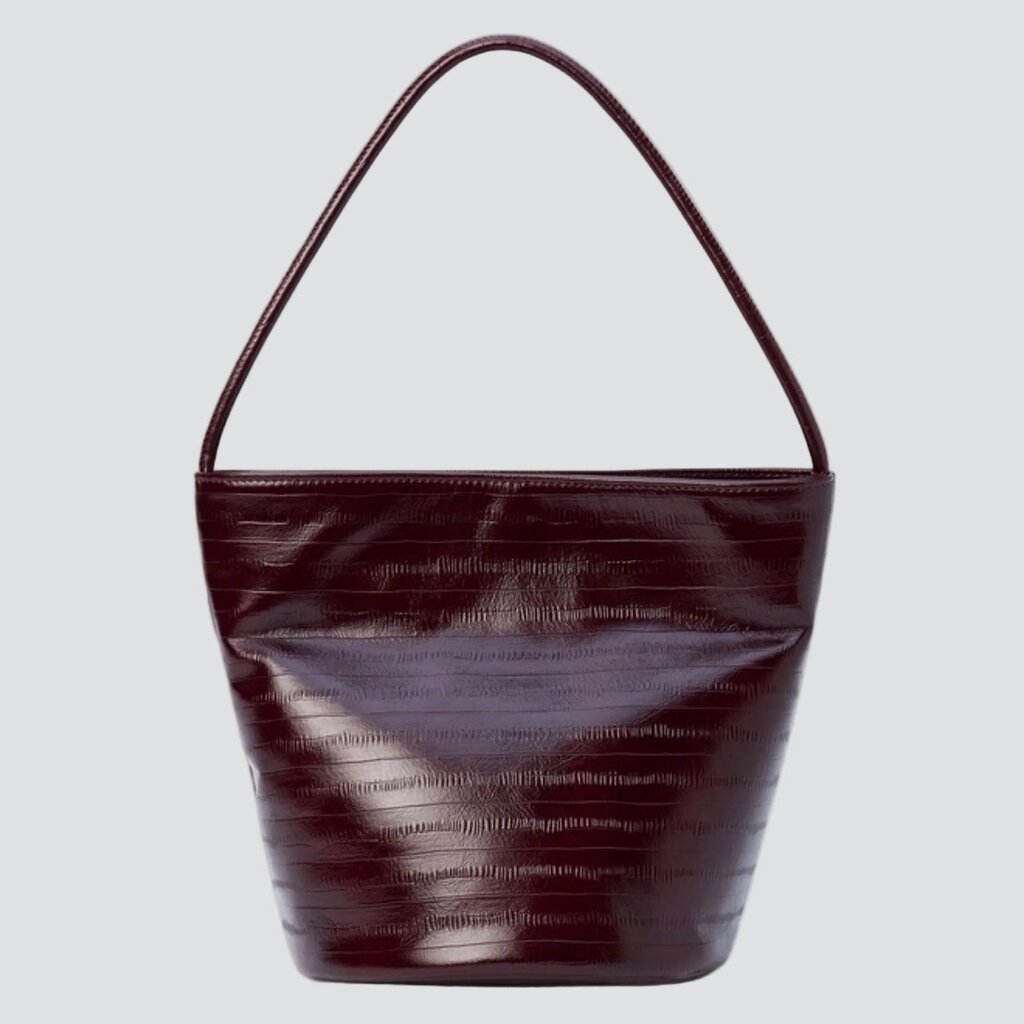 VANCOUVER BUCKET BAG MERLOT