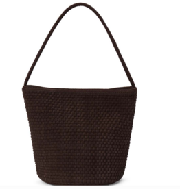 VANCOUVER WOVEN BUCKET BAG CHOCOLATE