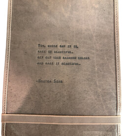 Sugarboo You, Whose Day It Is Signature Leather Journal Stone