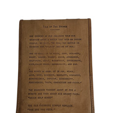 Sugarboo Tale of Two Wolves Signature Leather Journal - Maple