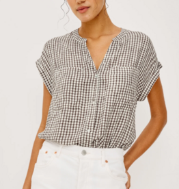 Rails MEL TOP ESPRESSO GINGHAM