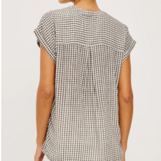 Rails MEL TOP ESPRESSO GINGHAM