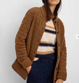 NIC+ZOE QUILTED FEMME KNIT JACKET SADDLE