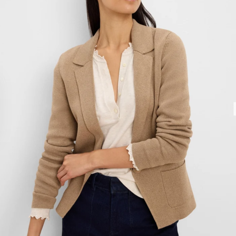 ELEGANT KNIT TAILORED JKT