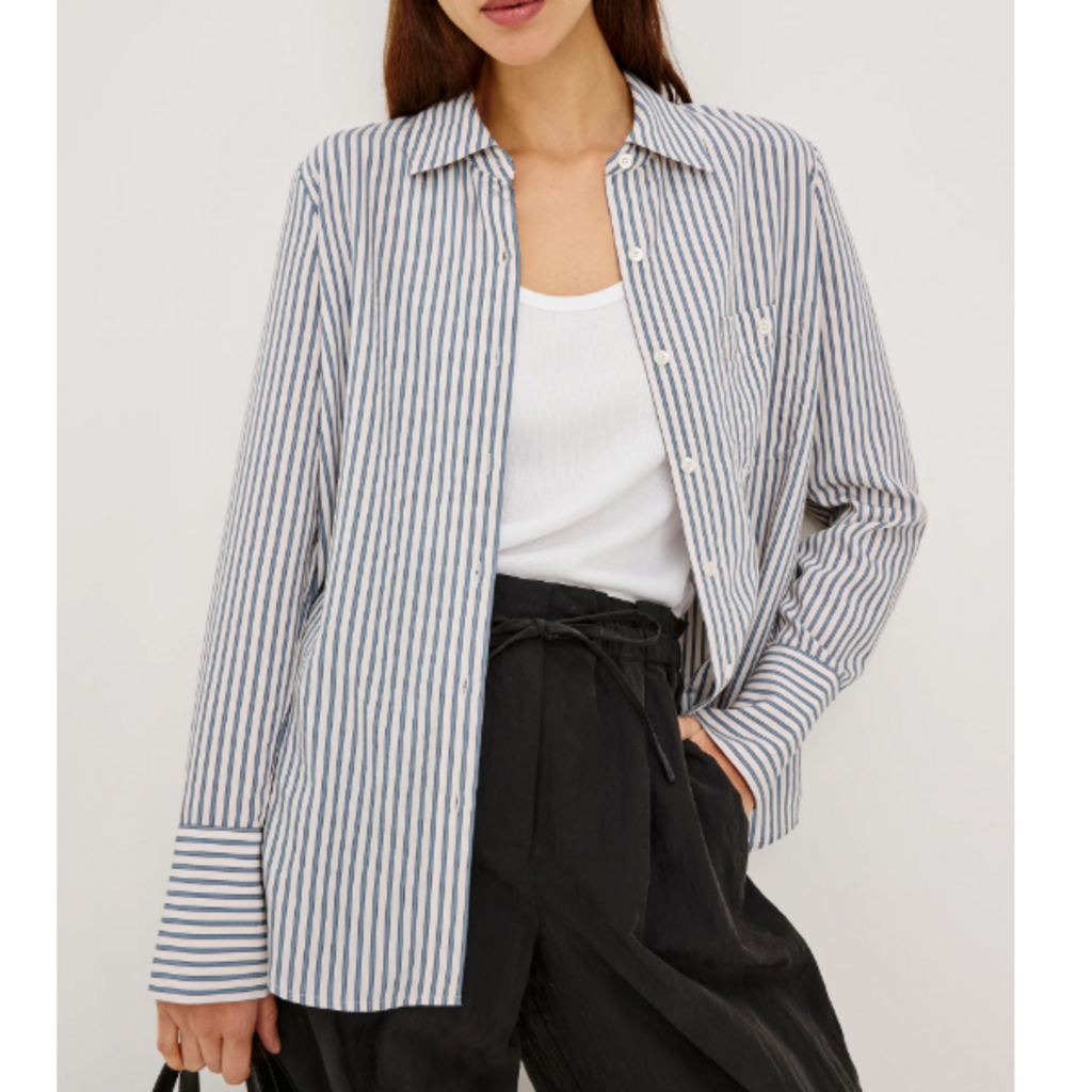 Rails BECK - IVORY STEEL BLUE STRIPE