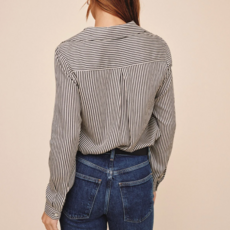 BUTTON DOWN SHIRT-VINTAGE PINSTRIPE