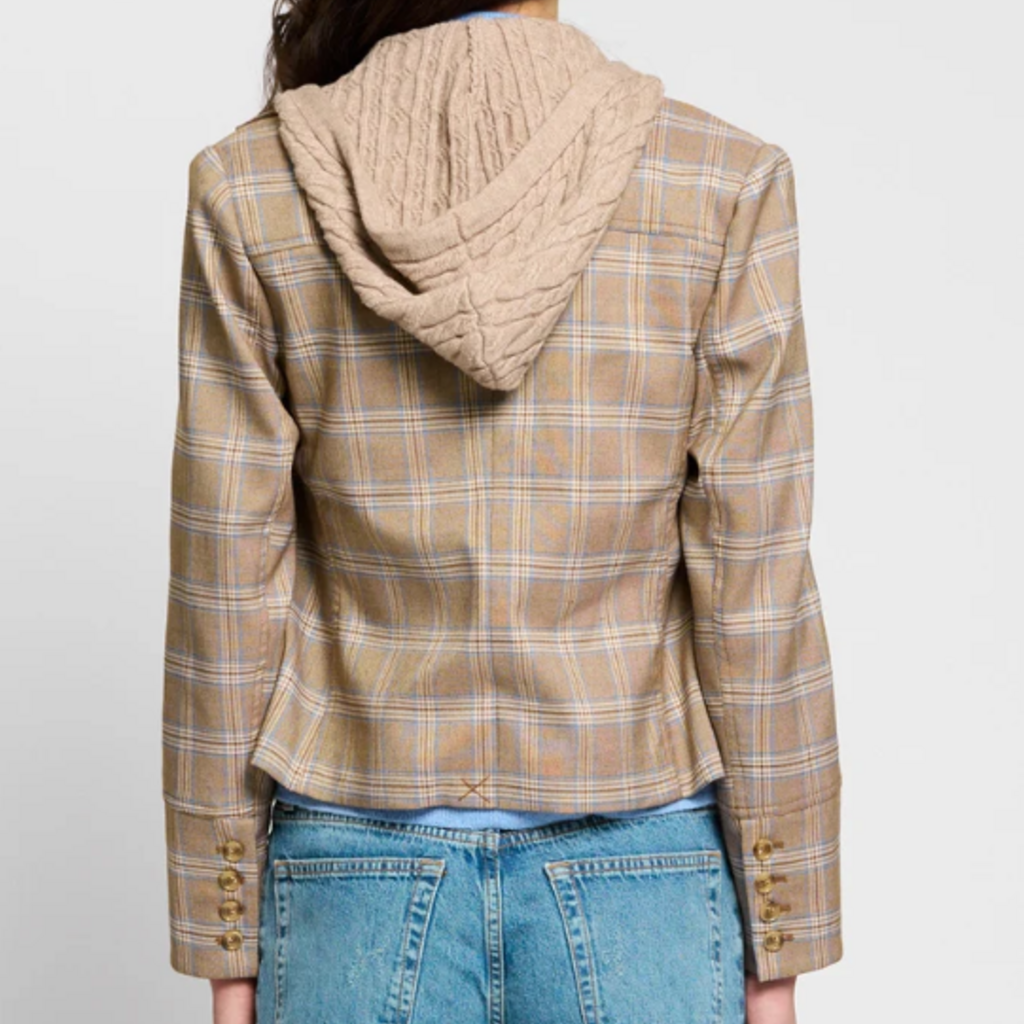 CENTRAL PARK WEST SIENNA PLAID DICKEY  BLAZER
