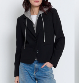 CENTRAL PARK WEST SIENNA SOLID JACKET  w CABLE HOODED DICKEY