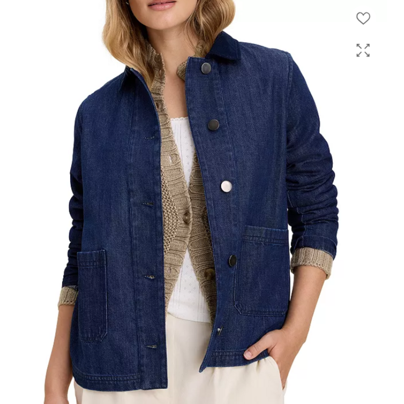 NIC+ZOE DENIM TRUCKER  JACKET
