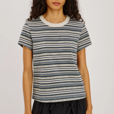 Rails GIRLFRIEND TEE COASTAL PINE STRIPE