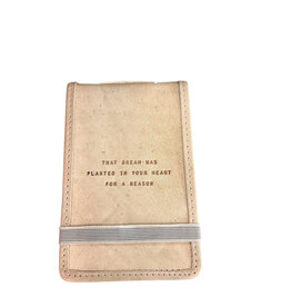 Sugarboo Mini That Dream Was Planted Leather Journal  4"x6" - Honey