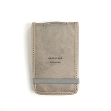 Sugarboo Mini Gratitude Leather Journal - Stone