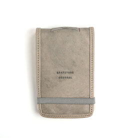 Sugarboo Mini Gratitude Leather Journal - Stone