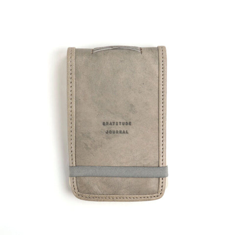 Sugarboo Mini Gratitude Leather Journal - Stone