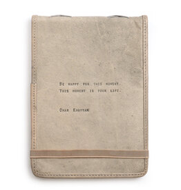 Sugarboo Large Omar Khayyam Leather Journal - Stone