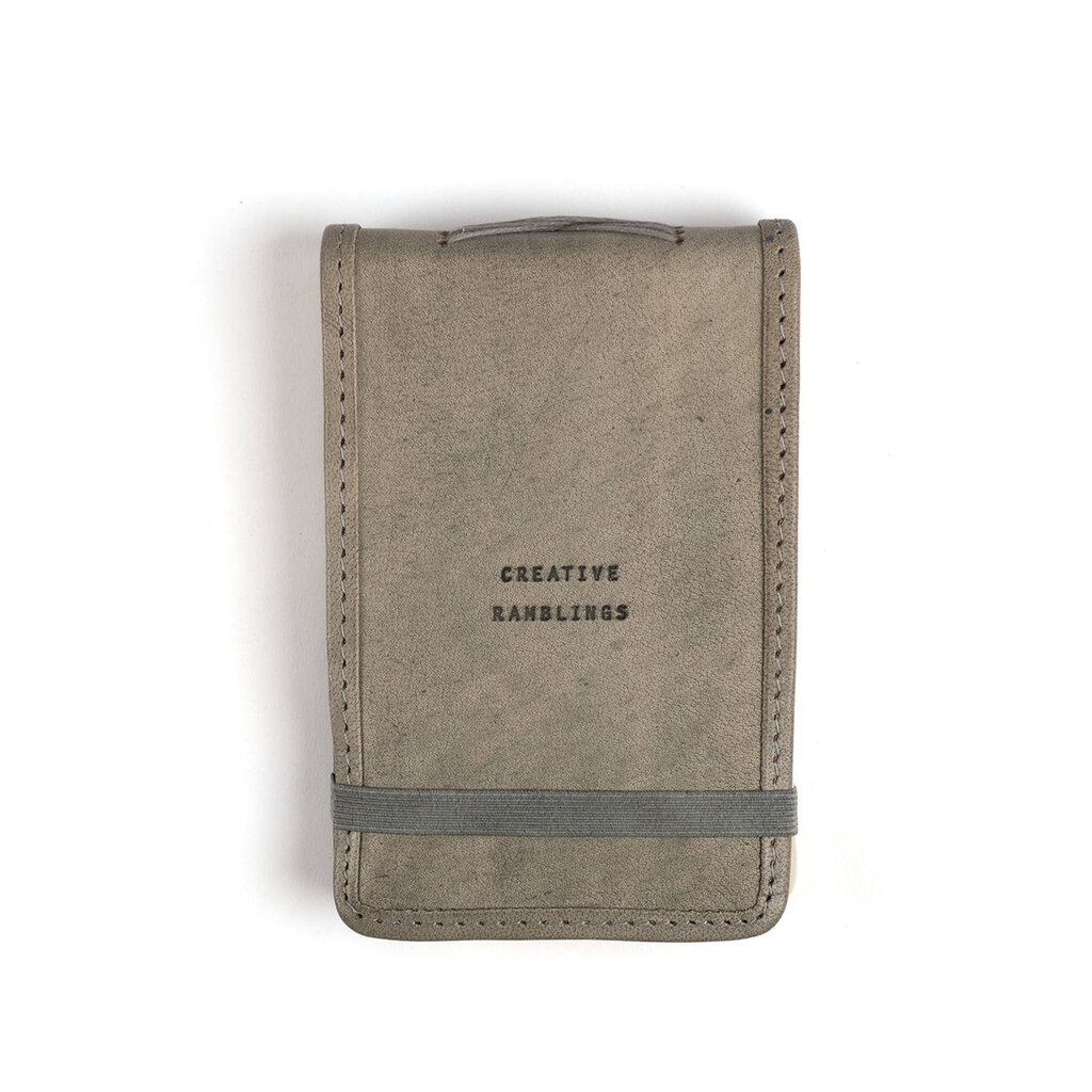 Sugarboo Mini Creative Ramblings Leather Journal - Stone